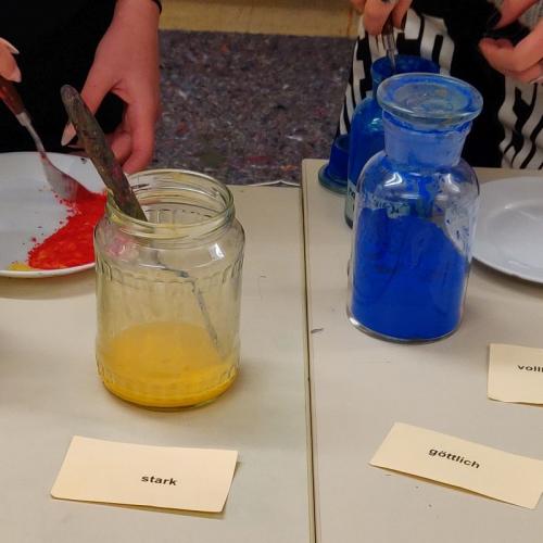 Farbe nach Adjektiven mischen