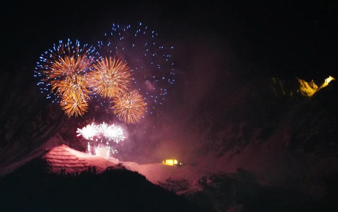 Feuerwerk auf der Seegrube