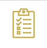 © Sylvia Garbislander Bild zeigt ein stylisierten Fomular in Gelb und soll die Fachbereichswahl symbolisch darstellen